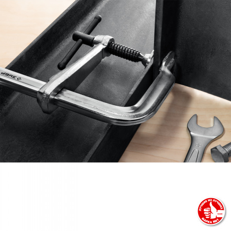 ЗУБР КС-200/80, F, 200 х 80 мм, цельнокованая струбцина, Профессионал (32157-080-200)