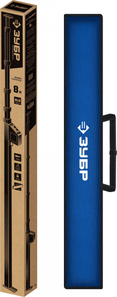 ЗУБР 8 м, телескопическая линейка, Профессионал (34386)