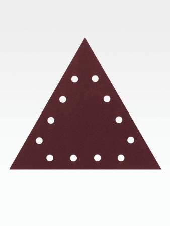 STEHER GIRAFFE T-285 мм, Р320, шлифовальный треугольник на липучке, 12 отв., 5 шт. (35683-320)