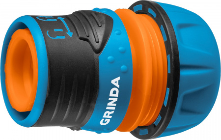 GRINDA TL-12, 1/2″, с запирающим механизмом, пластиковый с TPR, для шланга, быстросъёмный соединитель, PROLine (8-426427)