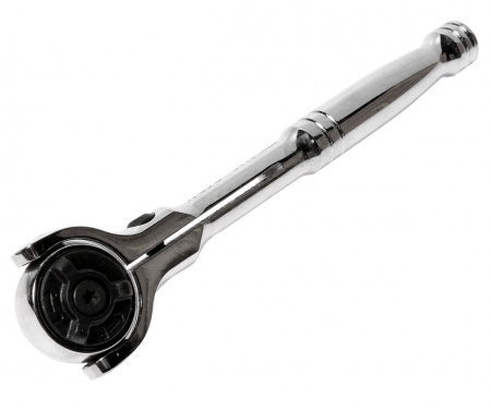 JTC Ключ трещотка 1/4" 72 зуба 146мм шарнирный металлическая рукоятка JTC