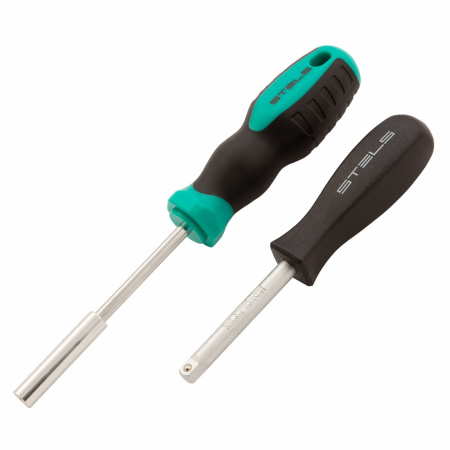 Набор инструментов, 1/4", 3/8", 1/2", Cr-V, S2, усиленный кейс, 216 предметов Stels Набор инструментов, 1/4", 3/8", 1/2", Cr-V, S2, усиленный кейс, 216 предметов Stels