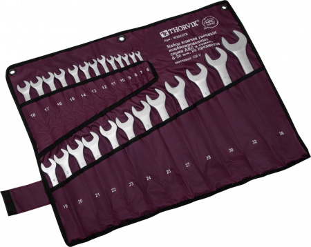 W3S25TB Набор ключей гаечных комбинированных серии ARC в сумке, 6-36 мм, 25 предметов