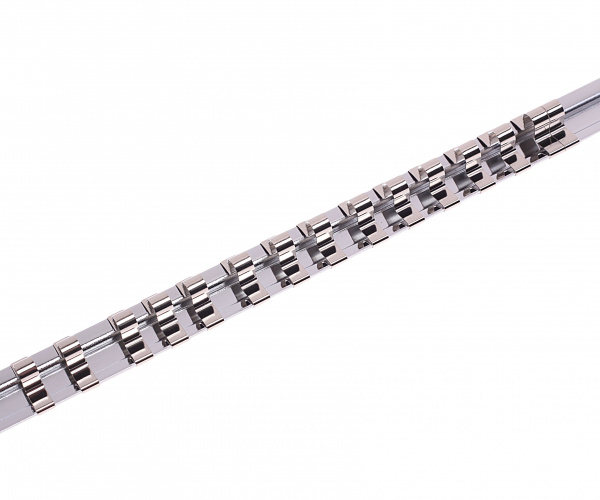 Держатель головок RF-819230: 1/4"DR металлическая рейка, 30 зажимов 560мм ROCKFORCE /1/10