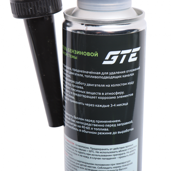 GTE Очиститель топливной системы бензин 335мл в бак на 40-60л GTE GTE Очиститель топливной системы бензин 335мл в бак на 40-60л GTE