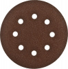 Круг шлифовальный ЗУБР ″СТАНДАРТ″ из абразивной бумаги на велкро основе, 6 отв., Р80, 150мм, 5шт