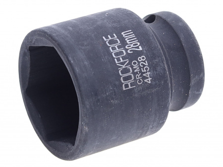 Головка торцевая 28мм 1/2" 6-гранная ударная L=43мм ROCKFORCE RF-44528 /1/80 Головка торцевая 28мм 1/2" 6-гранная ударная L=43мм ROCKFORCE RF-44528 /1/80