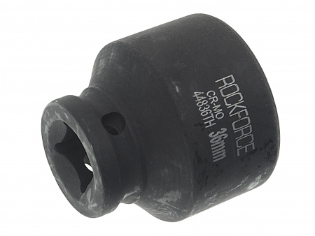 Головка торцевая 36мм 1/2" 12-гранная ударная L=45мм тонкостенная ROCKFORCE RF-44836TH /1/10 Головка торцевая 36мм 1/2" 12-гранная ударная L=45мм тонкостенная ROCKFORCE RF-44836TH /1/10