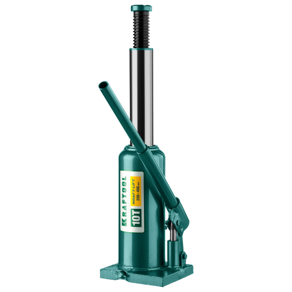 KRAFTOOL KRAFT-LIFT, 10 т, 230 - 460 мм, бутылочный гидравлический домкрат (43462-10) KRAFTOOL KRAFT-LIFT, 10 т, 230 - 460 мм, бутылочный гидравлический домкрат (43462-10)