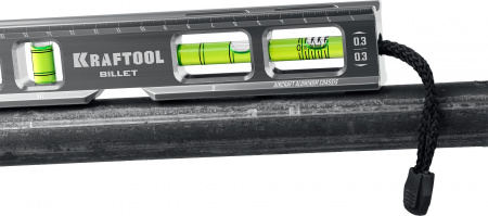 KRAFTOOL BILLET-20, 8 в 1, 200 мм, точность 0.3 мм/м, 4 глазка, брусковый магнитный уровень (34790)