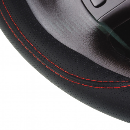 Оплетка руля MIS-17STW13 (XL) BLACK/RED MISTAR /1/25