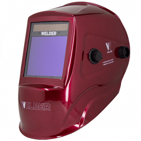 Маска сварщика Ф 7, Хамелеон 93*43мм 4/9-13 DIN WELDER ULTRA  Бургунди