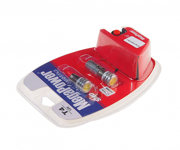Автолампа T4W (BA9s) 1 SMD 7080 WHITE блистер с тестером (2 шт) 6000K 60лм   12V MEGAPOWER /1 /25 Автолампа T4W (BA9s) 1 SMD 7080 WHITE блистер с тестером (2 шт) 6000K 60лм   12V MEGAPOWER /1 /25