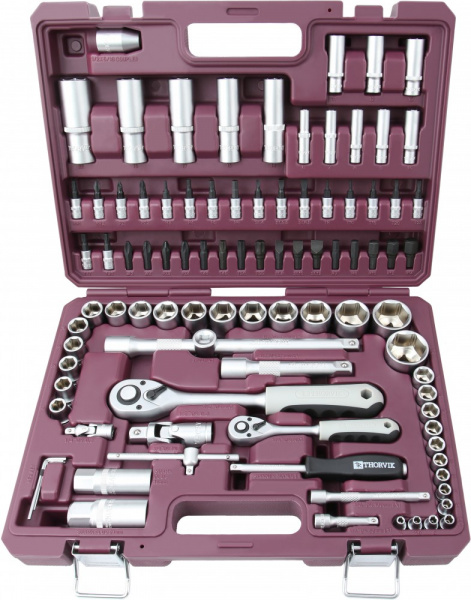 TS094 Набор инструмента универсальный 1/4", 1/2"DR, 94 предмета TS094 Набор инструмента универсальный 1/4", 1/2"DR, 94 предмета