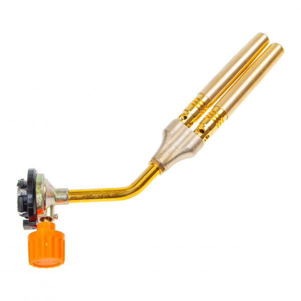 Горелка ER-17903 газовая под цанговый баллон без пьезоподжига с двойным соплом (t-1300гр., угол поворота сопла 360гр. ), в блистере ЭВРИКА /1/100 Горелка ER-17903 газовая под цанговый баллон без пьезоподжига с двойным соплом (t-1300гр., угол поворота сопла 360гр. ), в блистере ЭВРИКА /1/100