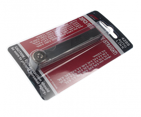 JTC Набор щупов 0.04-0.63мм (0.0015"-0.025") прямых для установки зазора 26шт. JTC