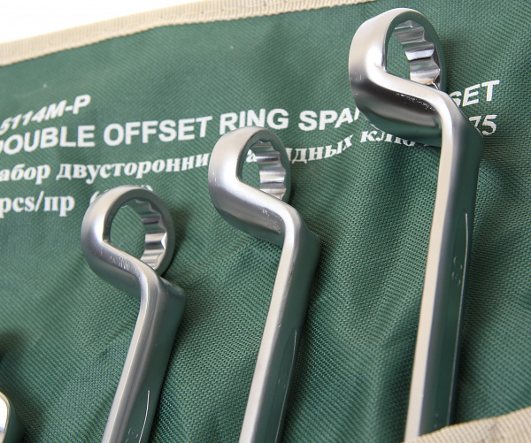 Набор ключей накидных RF-5114M-P: 12-гранных 75град (6-36мм) 11пр. (старый арт RF-5114P) ROCKFORCE /1/6 Набор ключей накидных RF-5114M-P: 12-гранных 75град (6-36мм) 11пр. (старый арт RF-5114P) ROCKFORCE /1/6