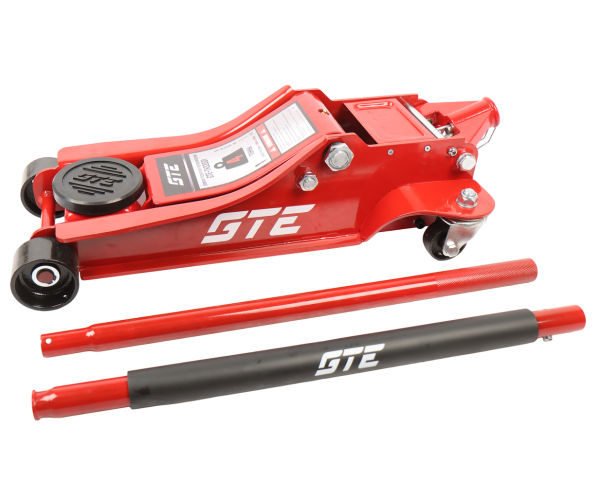 GTE Домкрат подкатной 4т 112-505мм двухпоршневой GTE