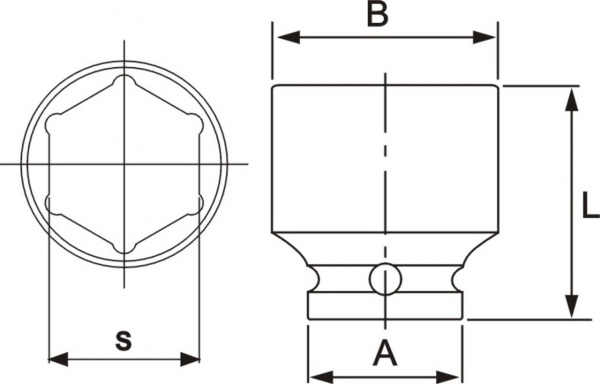 JTC Головка торцевая 1/2" 39мм ударная L=48мм JTC JTC Головка торцевая 1/2" 39мм ударная L=48мм JTC