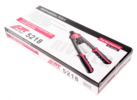 JTC Заклепочник 325мм 3.2,4,4.8,6.4мм ручной вытяжной с контейнером для сбора стержней JTC