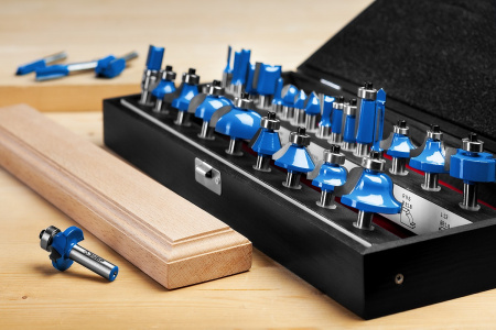 ЗУБР 26 шт, набор профильных фрез по дереву, Профессионал (28796-H26)