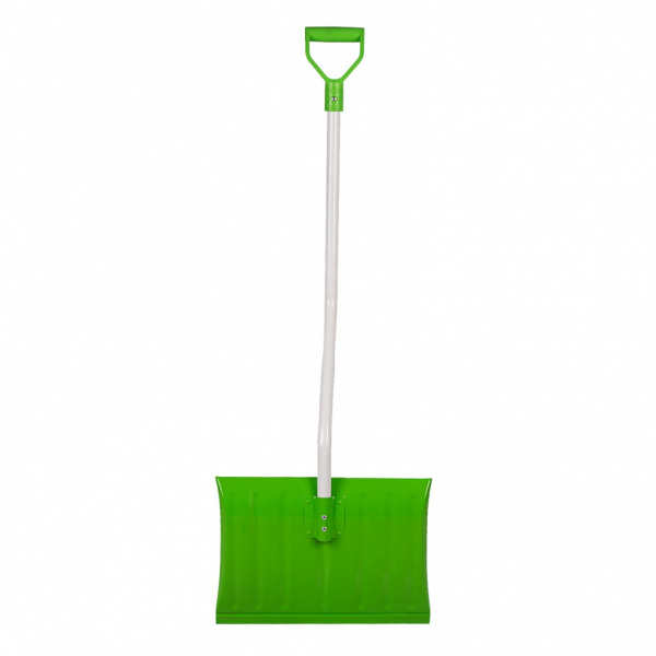 Лопата для уборки снега стальная, 470 х 350 х 1320 мм, стальной черенок, Россия, Сибртех