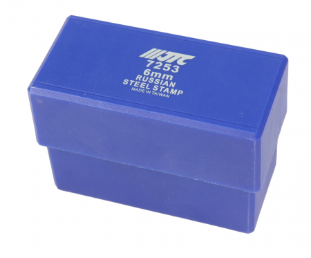 JTC Клейма буквенные кириллица 6мм (HRC 60+-2град. DIN 1451) JTC