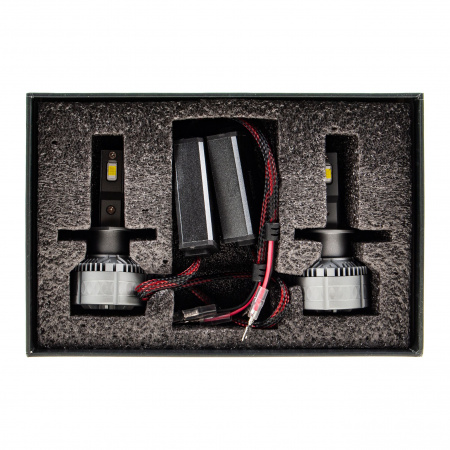 Автолампа H1 S6 LED Chip 3570 48W 3800lm 6000K с кулером (2шт) 12-24V / 1/50