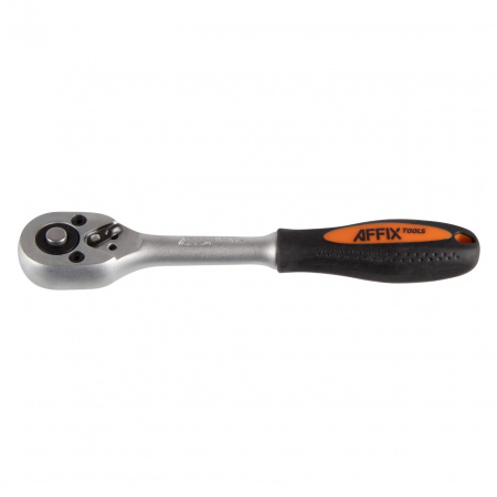 Трещотка 1/4", 45 зубцов, флажковая с кнопкой AFFIX AF01021405