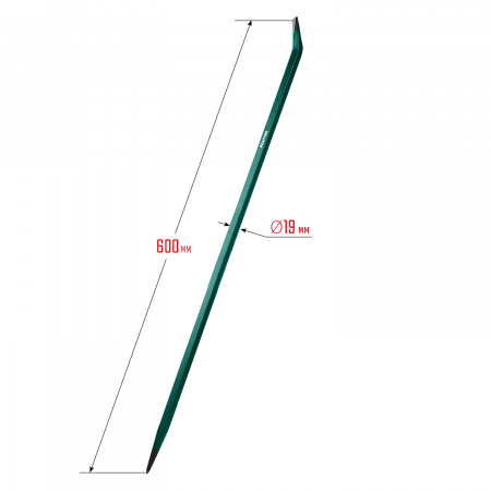 KRAFTOOL 600 мм, 19 мм, монтажный лом (21807-60)