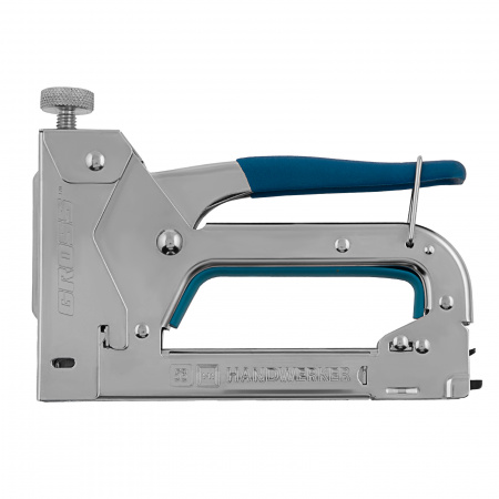 Степлер мебельный регулируемый (Handwerker), стальной корпус, тип скобы 53, 4-14 мм Gross