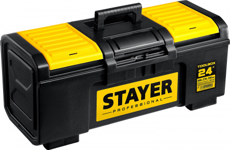 STAYER TOOLBOX-24, 590 х 270 х 255, Пластиковый ящик для инструментов, Professional (38167-24)