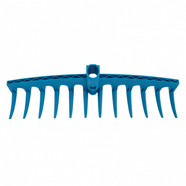 Грабли пластиковые, 400 мм, 12 прямых зубьев, усиленные, Luxe, Palisad