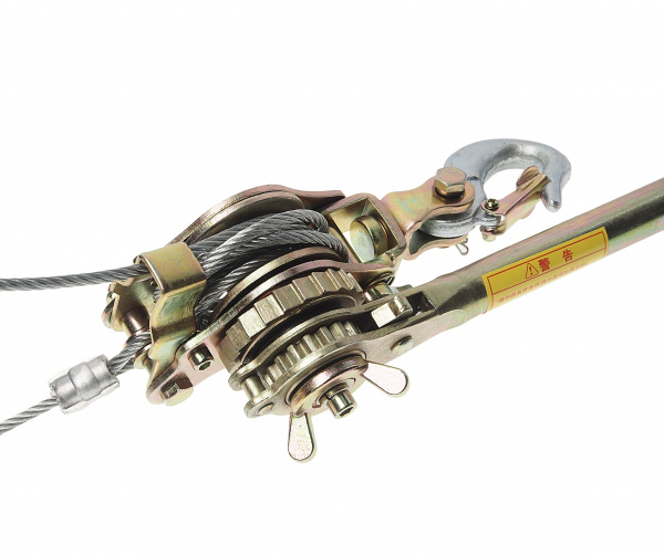 Лебедка RF-TRK-1000 рычажная 1т (диаметр троса - 4.8мм, длина - 2,2м) ROCKFORCE /1