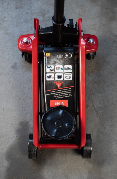 Домкрат гидравлический подкатной  3 т, 140-432 мм TOR TOR LT-FJ830003A-19