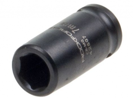 Головка торцевая  7мм 1/4" 6-гранная ударная L=35мм ROCKFORCE RF-42507 /1