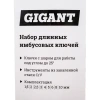 Набор длинных имбусовых ключей 9 шт. Gigant, 1,5-10мм, GLHB 9