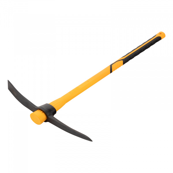 Кирка 2000 г, узкая, фиберглассовая обрезиненная рукоятка 900 мм// Denzel