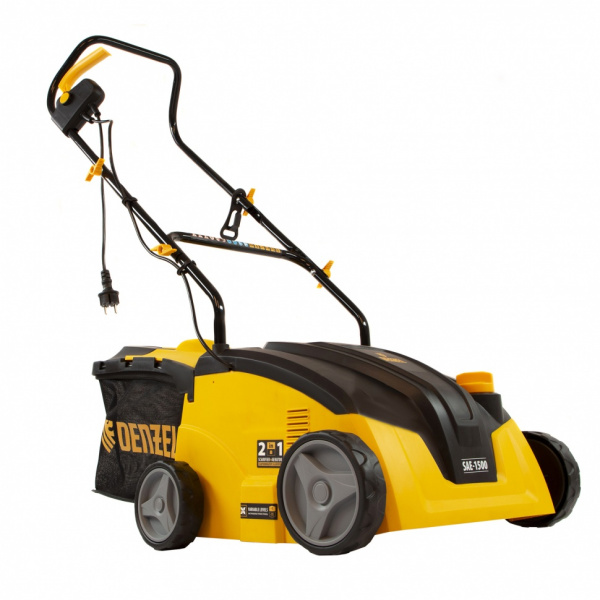 Скарификатор-аэратор  электрический SAE-1500, 1500 Вт, -11/+5 мм, 32 cм Denzel 