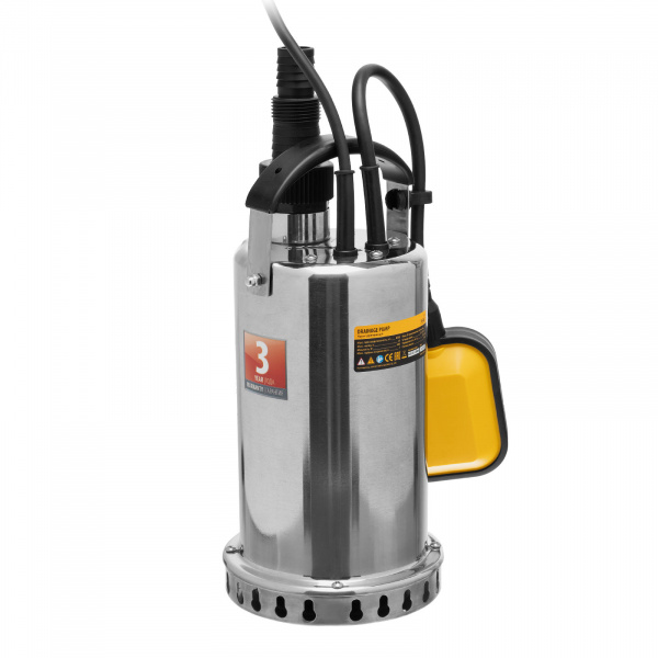 Дренажный насос DP600X, 600 Вт, подъем 7.5 м, 8500 л/ч Denzel