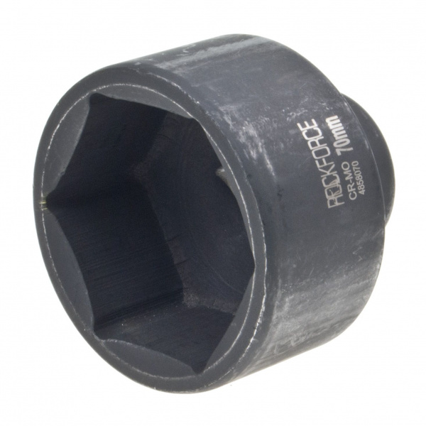 Головка торцевая  70мм 1" 6-гранная ударная L=90мм ROCKFORCE RF-4858070 /1/20