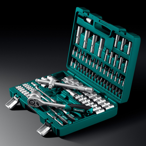 KRAFTOOL X-Drive 94, 94 предм., (1/2″+1/4″), универсальный набор инструмента (27883-H95) KRAFTOOL X-Drive 94, 94 предм., (1/2″+1/4″), универсальный набор инструмента (27883-H95)
