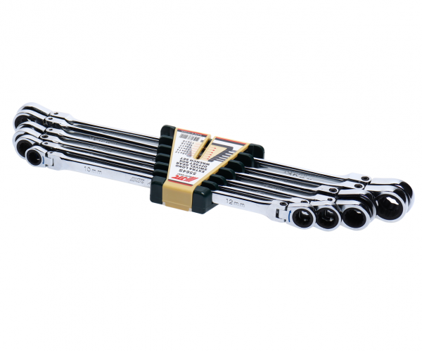 JTC Набор ключей накидных трещоточных удлиненных JTC