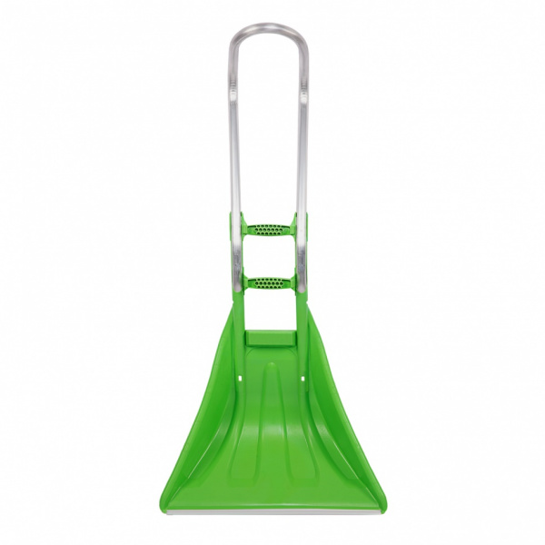 Движок для уборки снега пластиковый, 670 х 530 х 1410 мм, алюминиевая рукоятка, Россия, Сибртех