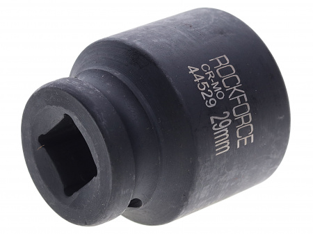 Головка торцевая 29мм 1/2" 6-гранная ударная L=43мм ROCKFORCE RF-44529 /1/70 Головка торцевая 29мм 1/2" 6-гранная ударная L=43мм ROCKFORCE RF-44529 /1/70