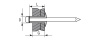 KRAFTOOL Alu (Al5052), 4.0 x 20 мм, 500 шт, алюминиевые заклепки (311701-40-20)