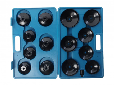 Набор съемников RF-61915 масляных фильтров 3/8",  15пр.в кейсе ROCKFORCE /1/40