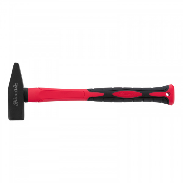 Молоток слесарный optimal, 800 г, фибергласовая обрезиненная рукоятка, квадратный боек Matrix