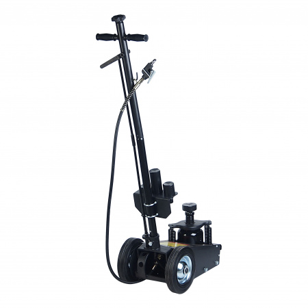 Домкрат RF-1600-6: подкатной пневмогидравлический в компл со сменными надставками-удлинителями 22т (h min-225mm, h max-430mm) ROCKFORCE /1/10/100