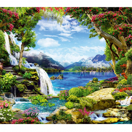 Горный оазис Фотообои 12л 294х260см (Тула)
